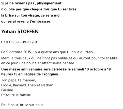 Yohan STOFFEN