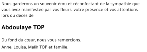 Abdoulaye TOP