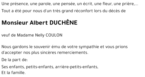 Albert DUCHÊNE