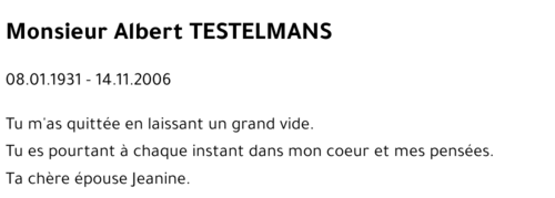 Albert TESTELMANS