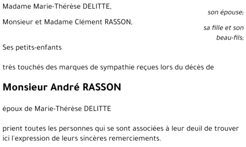 André RASSON