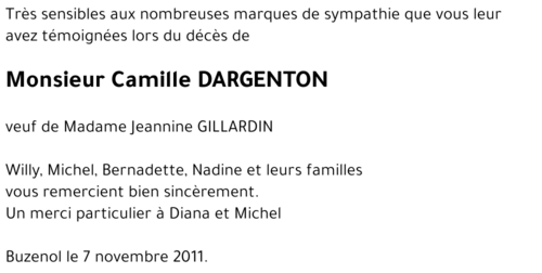 Camille DARGENTON