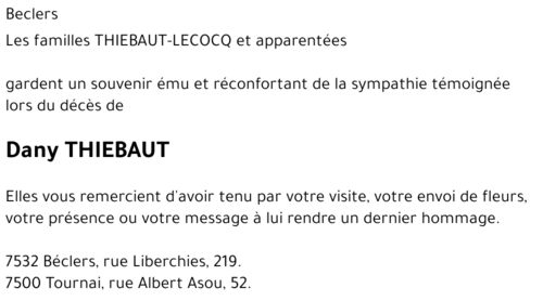 Dany THIEBAUT