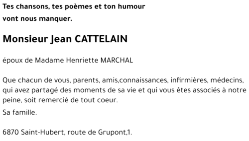 JEAN CATTELAIN