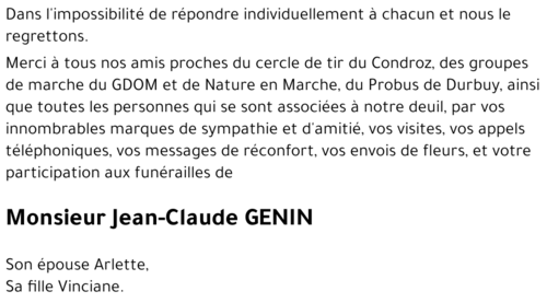 Jean-Claude GENIN