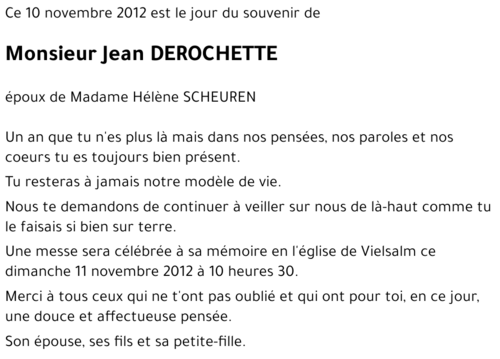 Jean DEROCHETTE