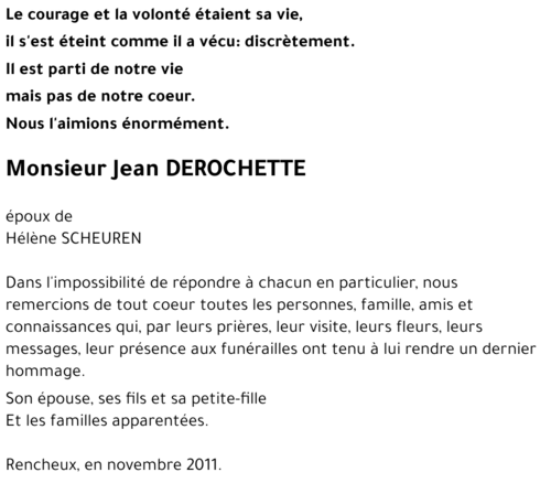 Jean DEROCHETTE