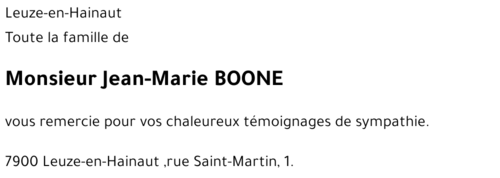 Jean-Marie Boone