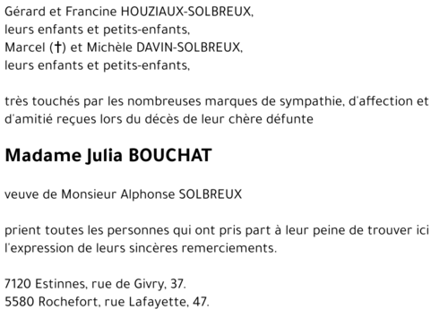 Julia BOUCHAT