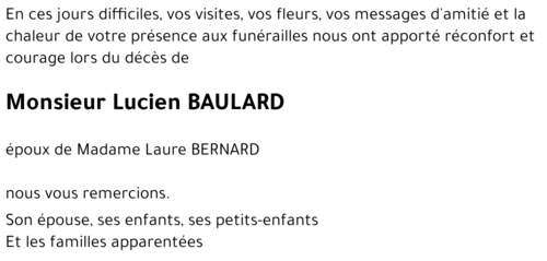 Lucien BAULARD