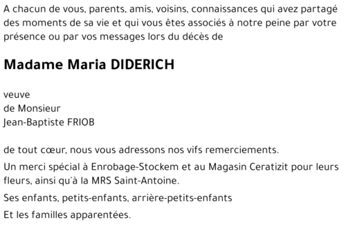 Maria DIDERICH