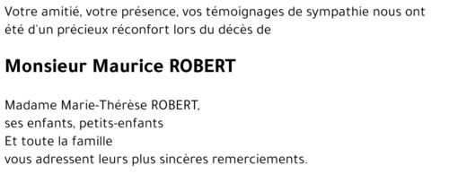 Maurice ROBERT