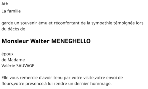 Walter Meneghello