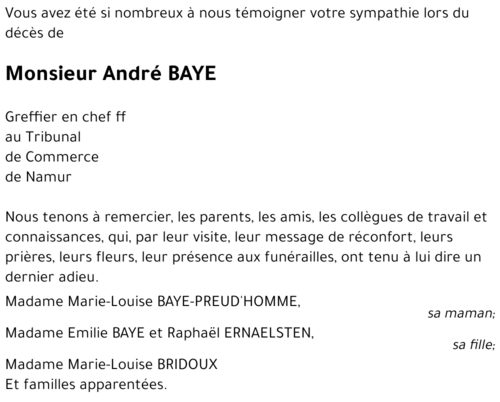 André BAYE