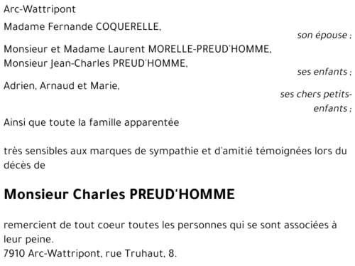Charles PREUD'HOMME