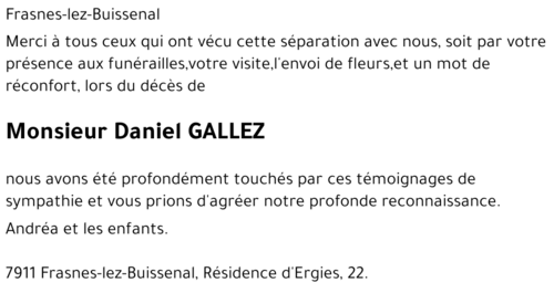 Daniel GALLEZ