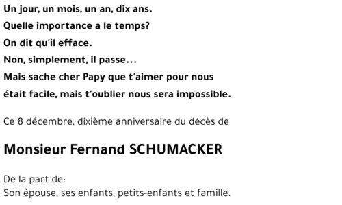 Fernand SCHUMACKER