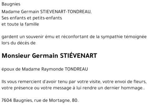 Germain STIÉVENART