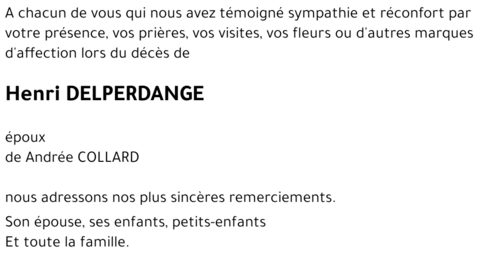 Henri DELPERDANGE