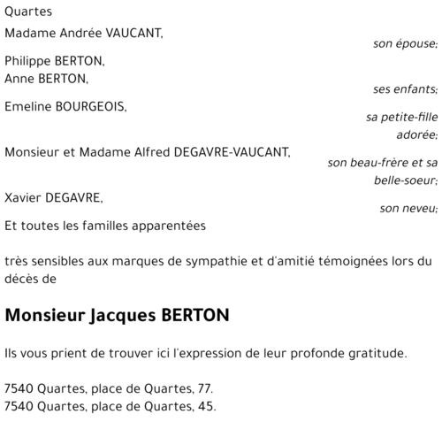 Jacques BERTON