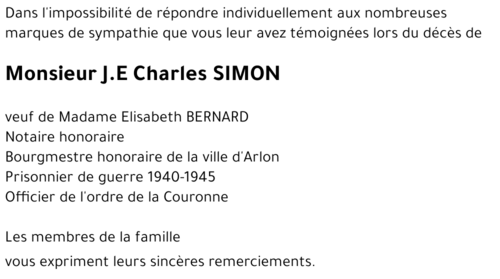 J.E Charles SIMON