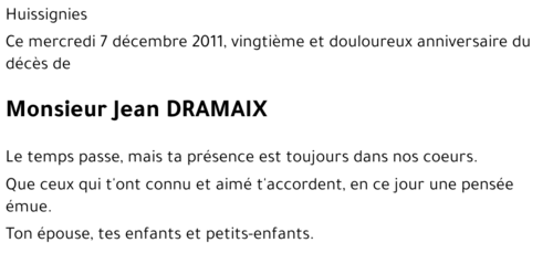 Jean DRAMAIX