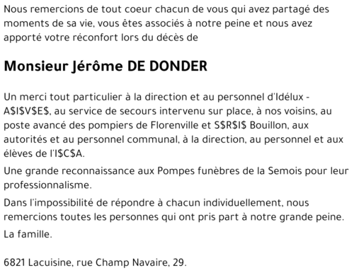 Jérôme DE DONDER
