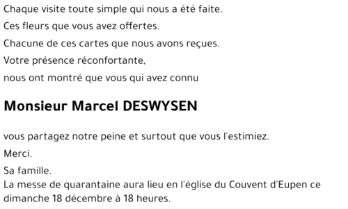 Marcel DESWYSEN