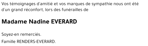 Nadine EVERARD