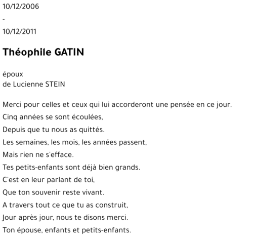 Théophile GATIN