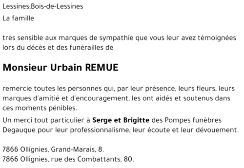 Urbain REMUE