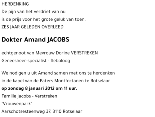 Amand JACOBS