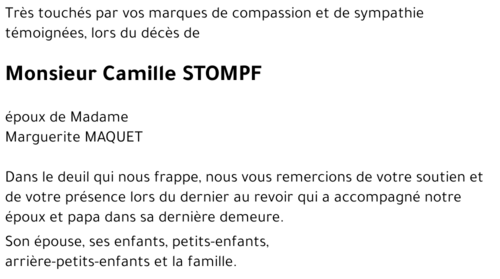 Camille STOMPF