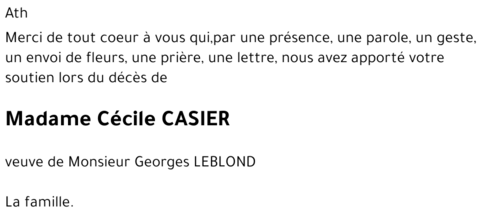 Cécile Casier