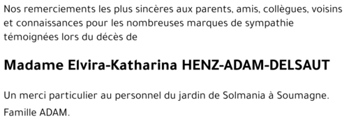 Elvira-Katharina HENZ-ADAM-DELSAUT