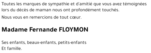 Fernande FLOYMON