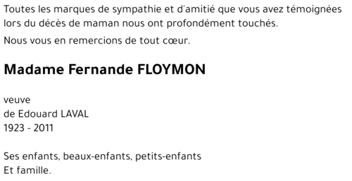 Fernande FLOYMON