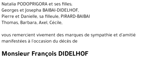 François DIDELHOF