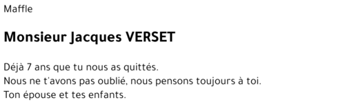 Jacques Verset