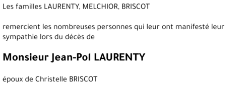 Jean-Pol LAURENTY