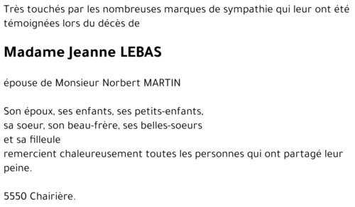 Jeanne LEBAS