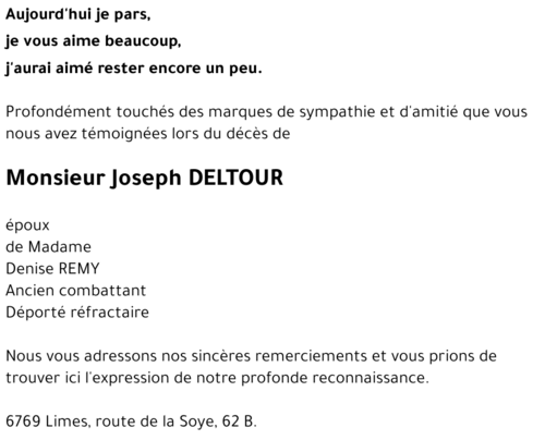 Joseph DELTOUR