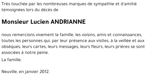 Lucien ANDRIANNE