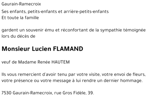 Lucien FLAMAND