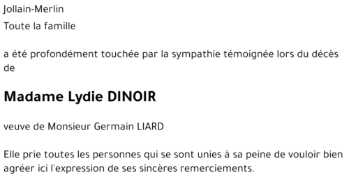 Lydie DINOIR