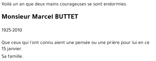 Marcel BUTTET