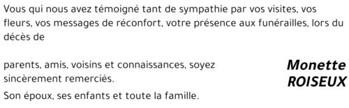Monette ROISEUX