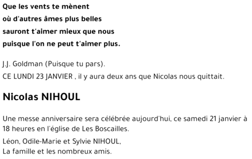 Nicolas NIHOUL