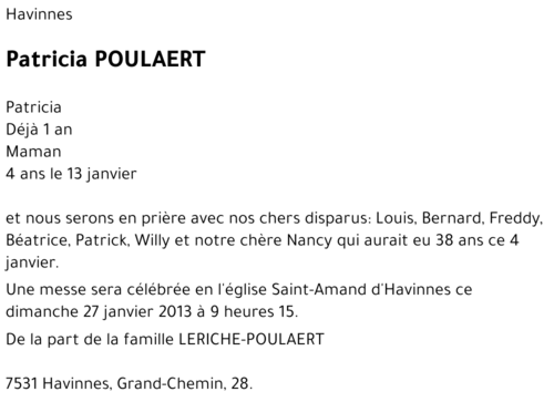Patricia POULAERT