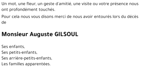Auguste GILSOUL